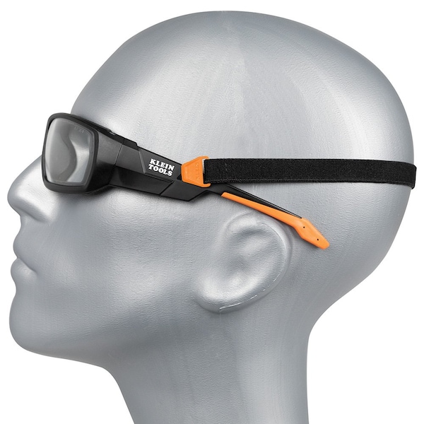 Klein Tools Clear Polycarbonate; Gasket Material: EVA/TPEE, Black/Orange Full-Frame, PRO Full Frame, Wide Lens - 60470