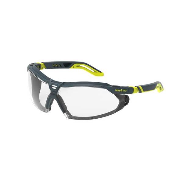 Hexarmor VS450G, Safety Glasses Anti-Fog &  Anti-Scratch, Clear Lens - 11-30001-02