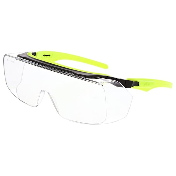 Mcr Safety Klondike OTG, Safety Glasses Anti-Fog, Clear Lens, Half-Frame, OTG - OG210PF