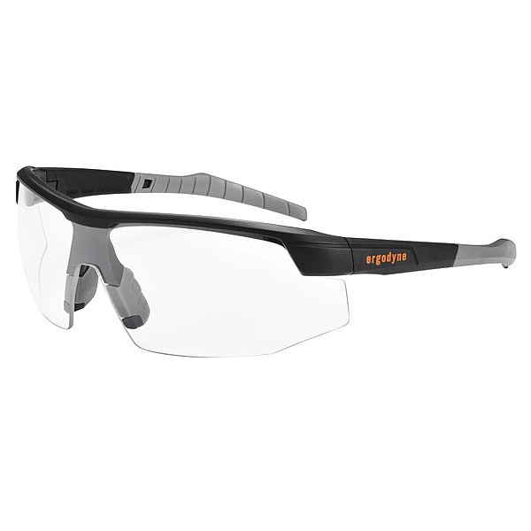 Ergodyne Skoll, Safety Glasses Anti-Fog &  Anti-Scratch, Clear Lens, Half-Frame, Traditional - SKOLL-AF