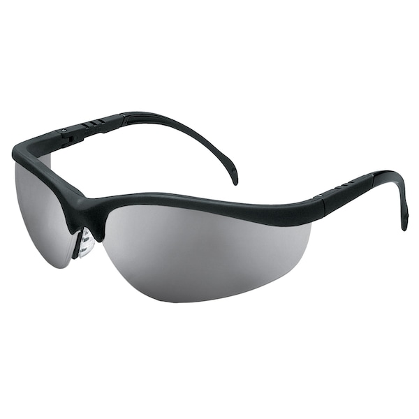 Mcr Safety Glasses, Klondike KD1 Silver Mirror Lenses, 12PK - KD117