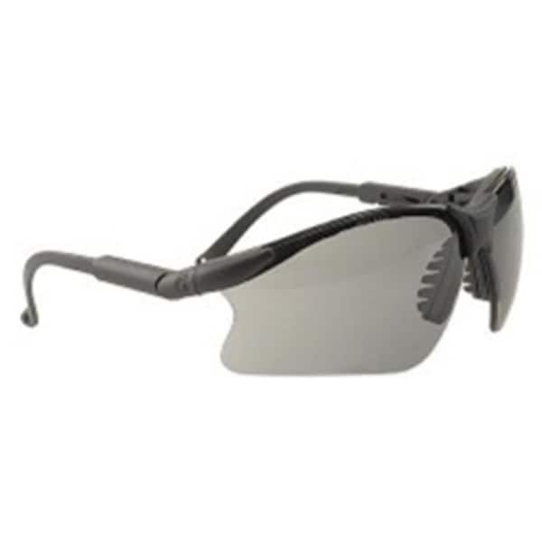 Gateway Safety Safety Retainer Scorpion Safety Glasses with Gray Lens, Black Frame - Adjustable Length Temples - GWS16GB83