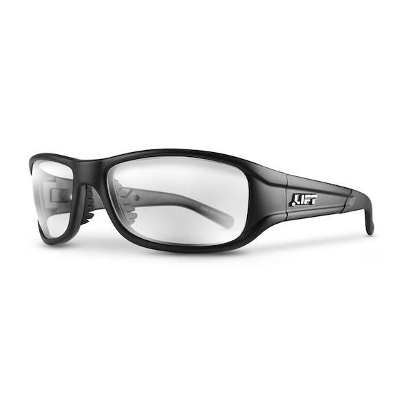 Lift Safety ALIAS Safety Glasses Matte BlackRed Revo - EAS-15MKRR