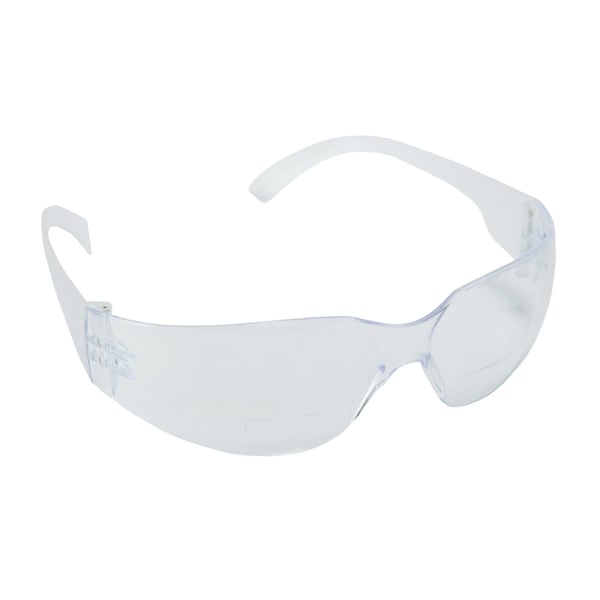 Cordova BULLDOG READERS FROSTED CLEAR FRAME, CLEAR LENS, 1.5 DIOPTER - EHF10S15