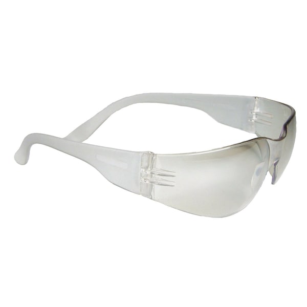 Radians Safety Glasses, Wraparound I/O Lens, Uncoated,  - MRS190ID