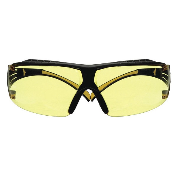 3M SecureFit 400, Safety Glasses Anti-Fog &  Anti-Scratch, Amber Lens, Frameless, Wraparound - SF403XSGAF-YEL