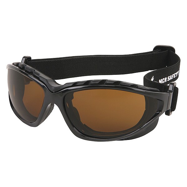 Mcr Safety RP3, Safety Glasses Anti-Fog, Brown Lens, Full-Frame, Traditional - RP31BPF