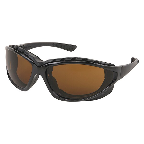 Mcr Safety RP3, Safety Glasses Anti-Fog, Brown Lens, Full-Frame, Traditional - RP31BPF