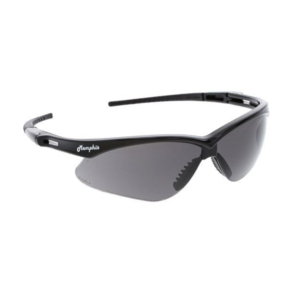 Mcr Safety Memphis, Safety Glasses Uncoated, Gray Lens, Half-Frame, 1 PR - MP112PF
