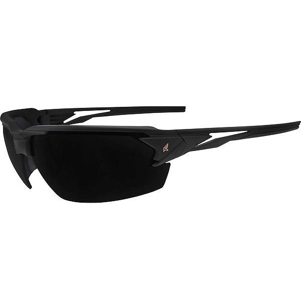 Edge Eyewear Pumori, Safety Glasses Anti-Fog & Anti-Scratch, Polarized, Smoke Lens, Half-Frame, Wraparound - TXP416VS