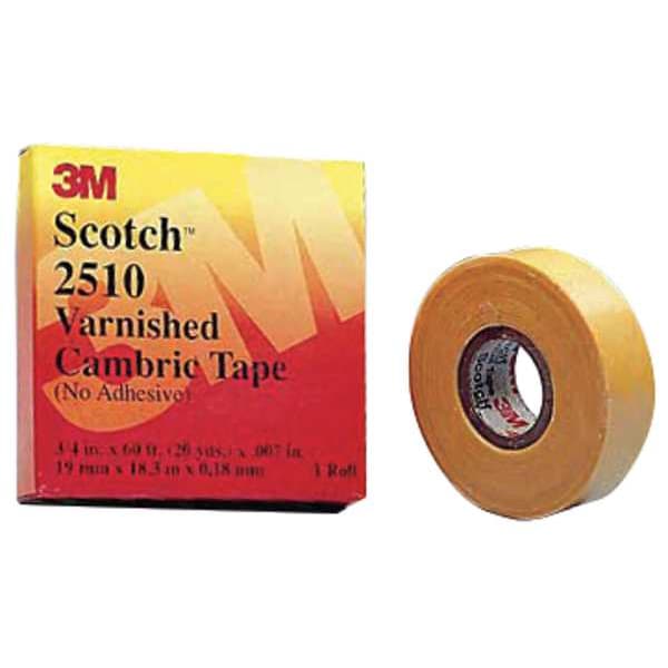 Cinta eléctrica 3M, 7 mil, 3/4"x60 ft., Amarilla, PK20 - 2510-3/4x60FT