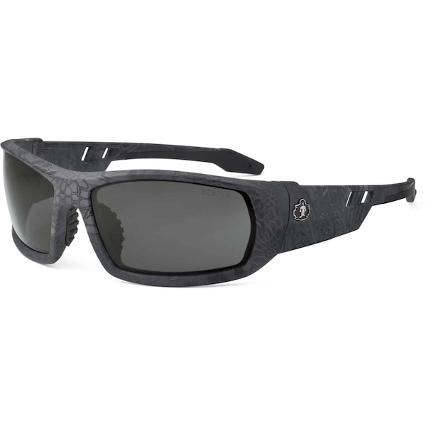 Ergodyne Odin, Safety Glasses Anti-Fog &  Anti-Scratch, Smoke Lens - ODIN-AFTY