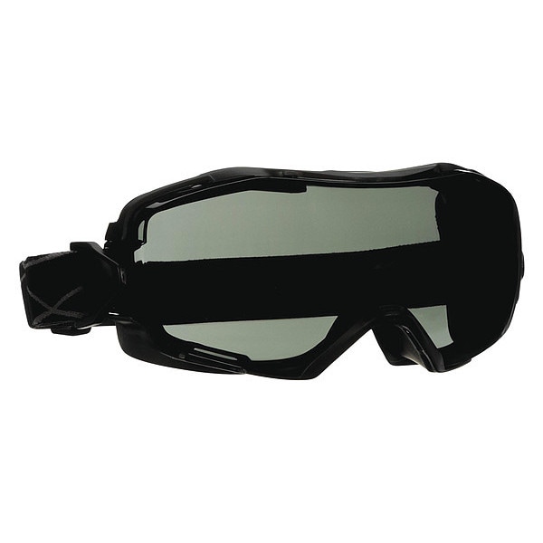 3M Protective Goggles, Anti-Fog, Gray Lens, D3, D4 ANSI/Dust Splash Rating, Indirect Venting - GG6002SGAF-BLK