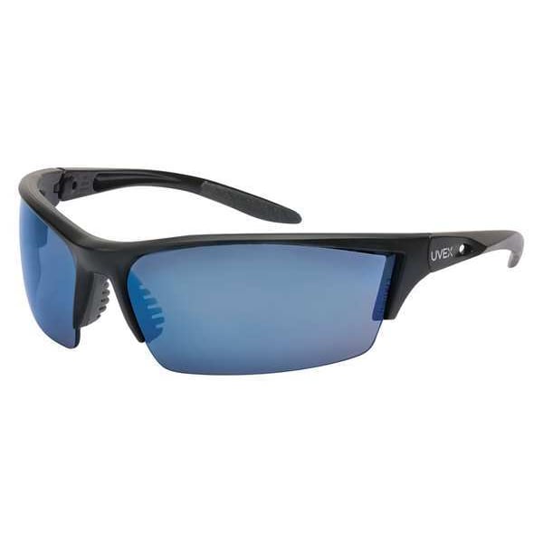 Honeywell Uvex Instinct, Safety Glasses Anti-Scratch, Blue Mirror Lens, Half-Frame, Wraparound - S2823