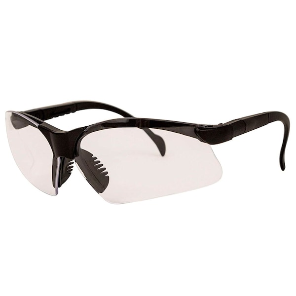 Bison Life Valkyrie Black Temple Interchangeable Safety Glasses Kit, ANSI Z87.1, UV Protection - SH-VKSG-CLBKT-MS17-5LSET