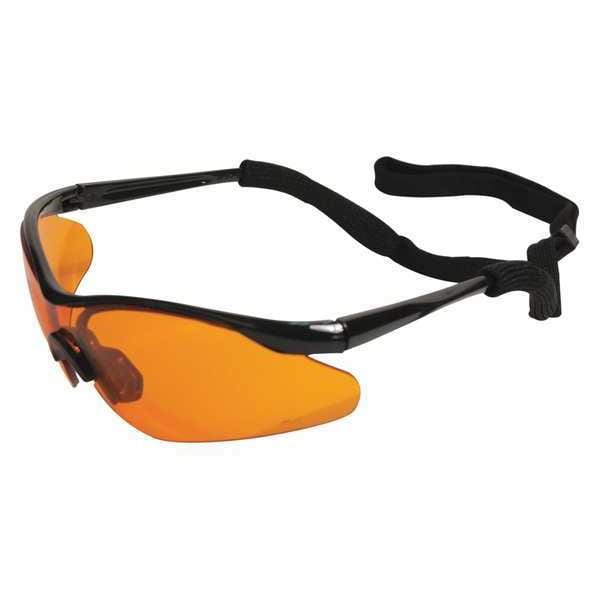 Deltaplus MALTESE, Safety Glasses Anti-Scratch, Orange Lens - 16859