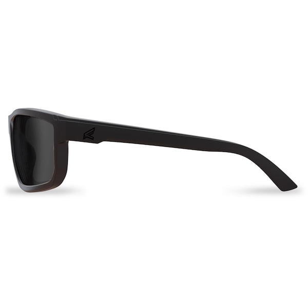 Edge Eyewear Edge Eyewear Defiance Anti-Fog Polarized Wayfarer Safety Glasses Smoke Lens Black Frame 1 pk - ZDF116VS-SL