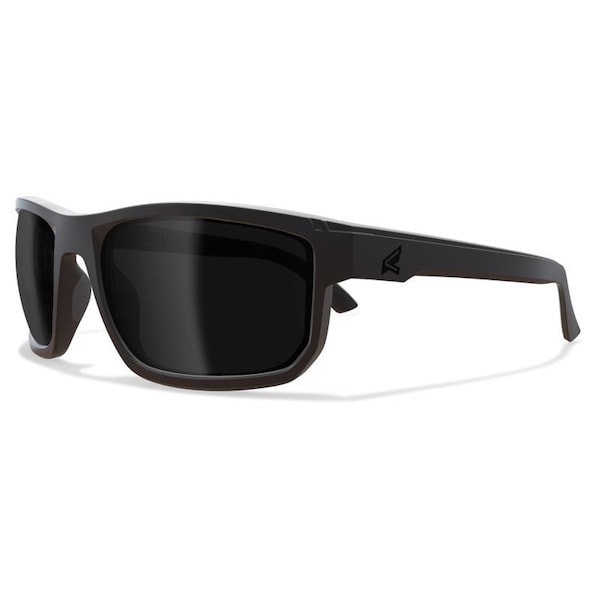 Edge Eyewear Edge Eyewear Defiance Anti-Fog Polarized Wayfarer Safety Glasses Smoke Lens Black Frame 1 pk - ZDF116VS-SL