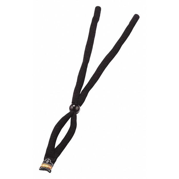 Ergodyne Eyewear Lanyard - Cotton, Standrd, Black - 3200