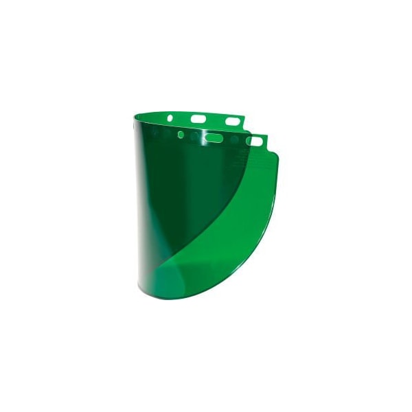 Honeywell North 8" X 16 1/2" X .06" Dark Green Propionate Faceshield - 4178DGN
