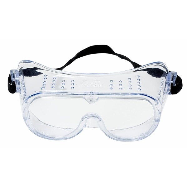 3M Impact Resistant Safety Goggles, Clear Anti-Fog Lens, 332 Series, 10PK - 40651-00000-10