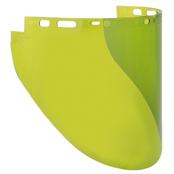 Sellstrom 312 Series Premium Arc-Flash-Rated Face Shield Window, 9-3/4 in x 20 in x .060 in, Uncoated - S31222