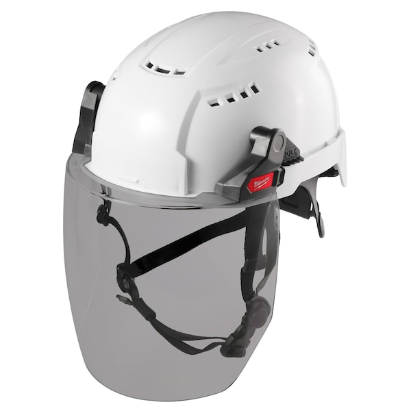 Milwaukee Tool BOLT Full Face Shield - Gray Dual Coat Lens (Compatible with Milwaukee Safety Helmet (No Brim)) - 48-73-1426