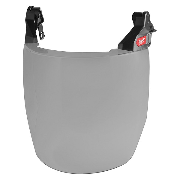 Milwaukee Tool BOLT Full Face Shield - Gray Dual Coat Lens (Compatible with Milwaukee Safety Helmet (No Brim)) - 48-73-1426