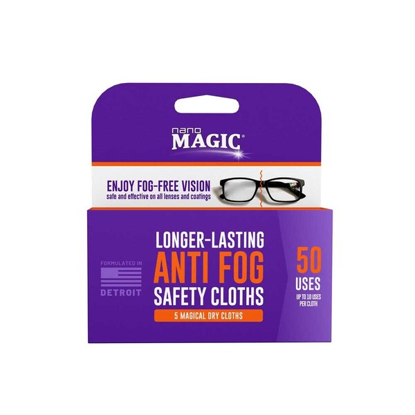 Nano Magic Anti Fog Dry Cloth 5 Pack, 10ct - 850510SAF
