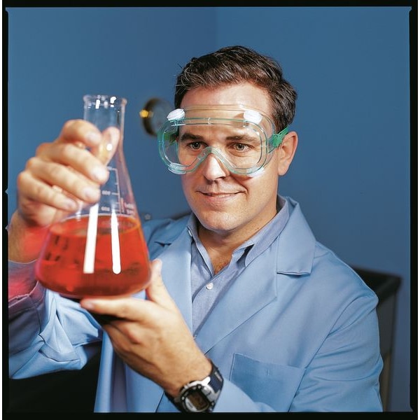 Sellstrom Protective Goggles, Anti-Fog, Clear Lens, Not Rated for Dust or Splash ANSI/Dust Splash Rating - S81010