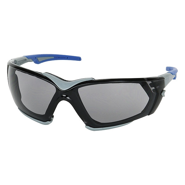 Pip Fortify, Safety Glasses Anti-Fog &  Anti-Scratch, Gray Lens, Frameless, Foam-Lined, 1 PR - 250-54-0551