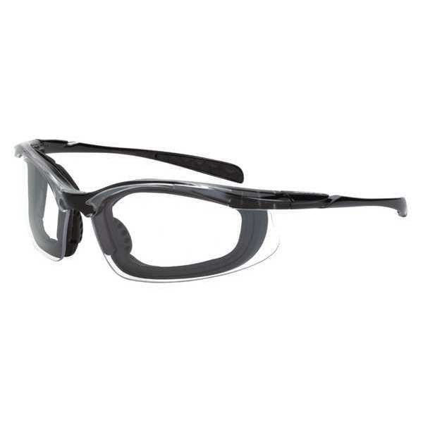 Crossfire Crossfire, Safety Glasses Anti-Fog, Clear Lens, Half-Frame, Wraparound - 844 AF