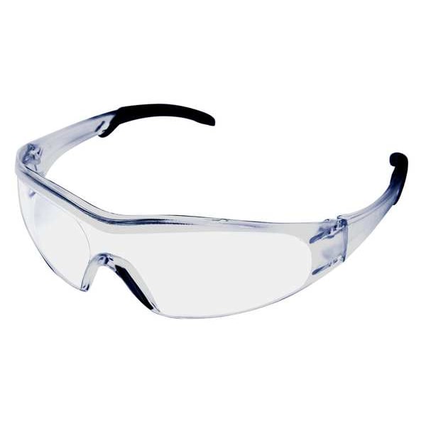 Condor Chaise Rocks, Safety Glasses Anti-Fog, Clear Lens, Frameless, Wraparound - 4VCE5