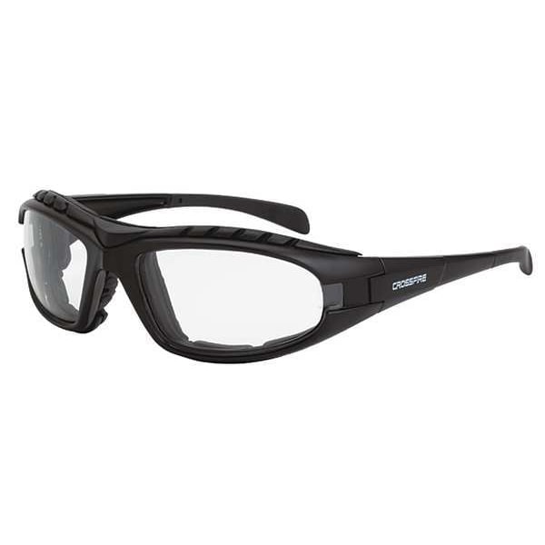 Radians Crossfire, Safety Glasses Anti-Fog &  Anti-Scratch, Clear Lens, Full-Frame, Wraparound - 2724 AF