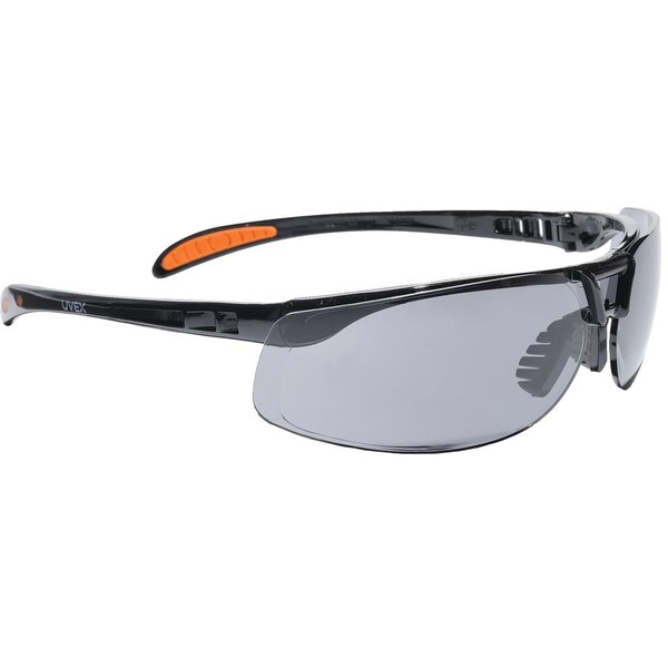 Honeywell Honeywell Uvex Protege Metallic Black Safety Glasses With Gray Anti-Fog/Anti-Scratch Lens - S4201HS