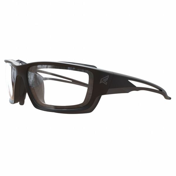 Edge Eyewear Kazbek, Safety Glasses Anti-Scratch, Polarized, Clear Lens, Full-Frame, Wraparound - GSK111VS