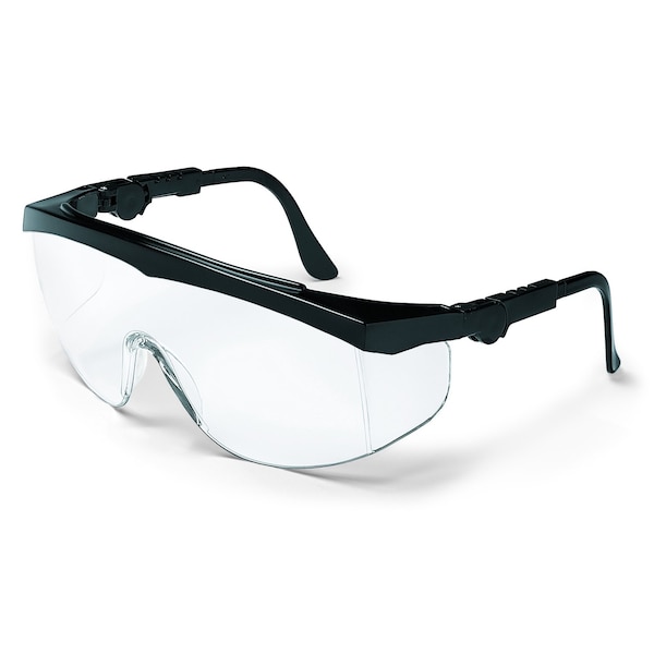 Mcr Safety Safety Works Tomahawk Safety Glasses Clear Lens Black Frame 1 pc - SWTK110