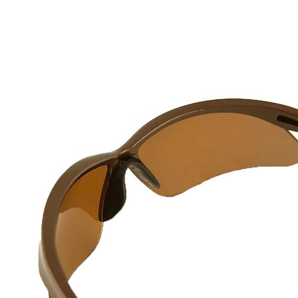 Jackson Safety Safety Glasses Anti-Scratch, Brown Lens, Half-Frame - 50017