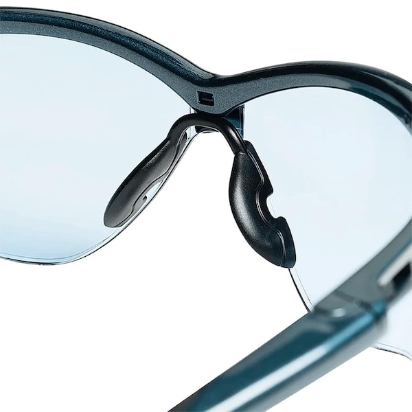 Jackson Safety Safety Glasses Anti-Scratch, Light Blue Lens, Half-Frame - 50011