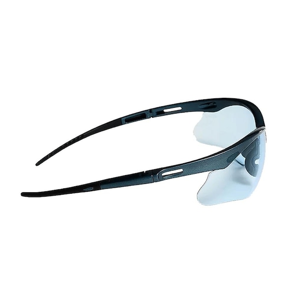 Jackson Safety Safety Glasses Anti-Scratch, Light Blue Lens, Half-Frame - 50011