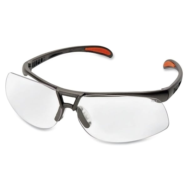 Honeywell Uvex PROTEGE SAFETY EYEWEAR BLACK FRAME CLEAR LENS - UVXS4200