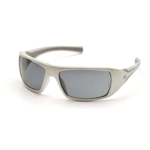 Pyramex Goliath White Frame w/ Gray Lens Safety Glasses - SW5620D