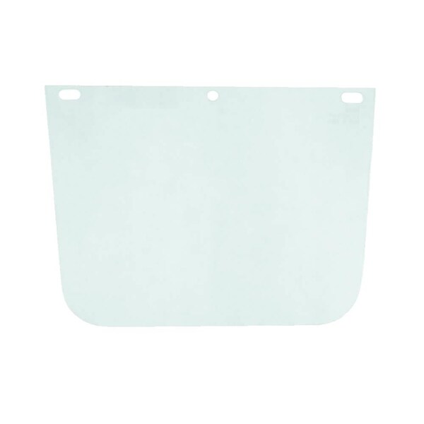 Sellstrom Polycarbonate Face Shield Window, Clear, 8 in x 11 in x .040 in, Fits  4118 - S37606