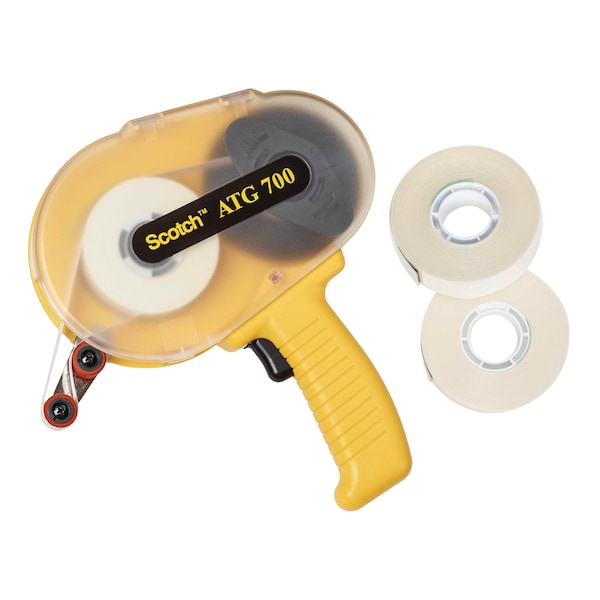 Cinta de transferencia adhesiva de 3M, transparente, 19mm de ancho, paquete de 48 - 969
