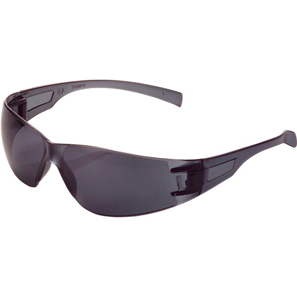 Global Industrial Frameless Safety Glasses, Scratch Resistant, Smoke Lens - 708119SM