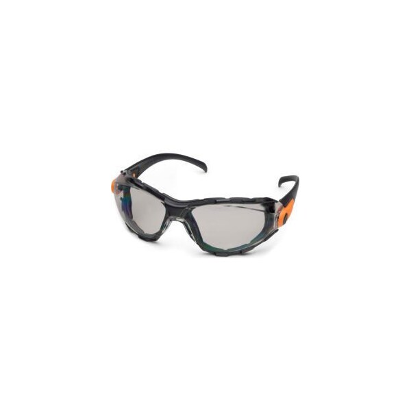 Delta Plus Elvex Go-Specs Foam Lined Spectacle, Gray Anti-Fog Lens, Black Frame - WELGG40GAF