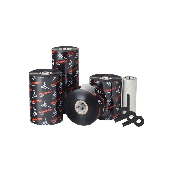 Armor USA Inkanto AXR 7+ Cintas de Resina Premium, 110mm de ancho x 450m de largo, Negro, 12 Rollos/Caja - T65158IO