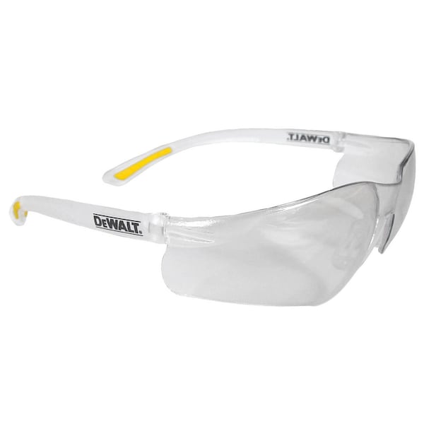 Dewalt Safety Glasses, Wraparound Clear Polycarbonate Lens, Scratch-Resistant, 12PK - 12