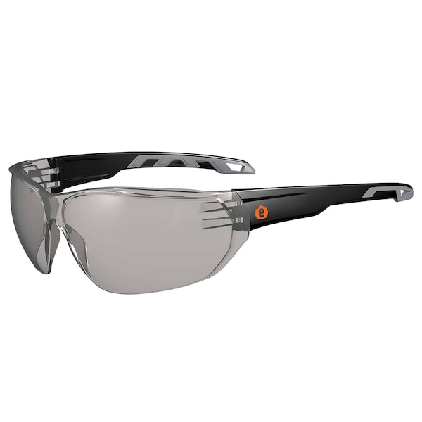 Ergodyne Anti-Fog In/Outdoor Lens Matte Black Frameless Safety Glasses - VALI-AF