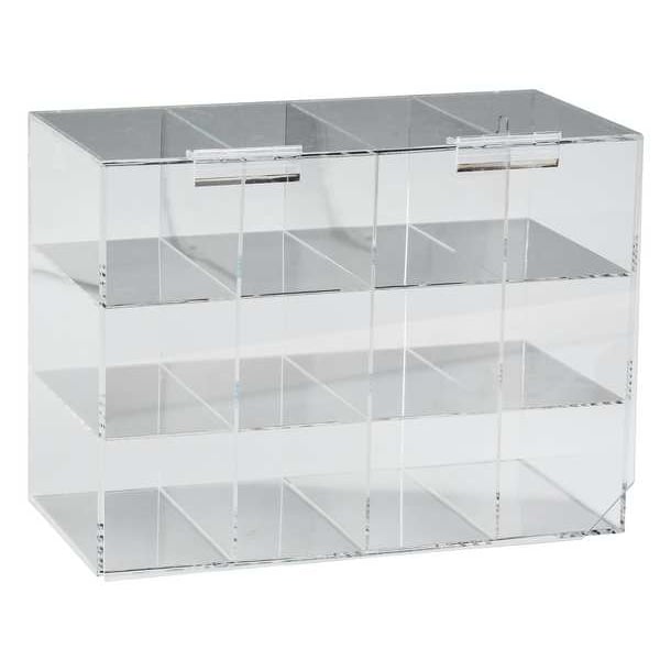 Brady Safety Glasses Holder, 11-1/2in.H, Acrylic - GH12D